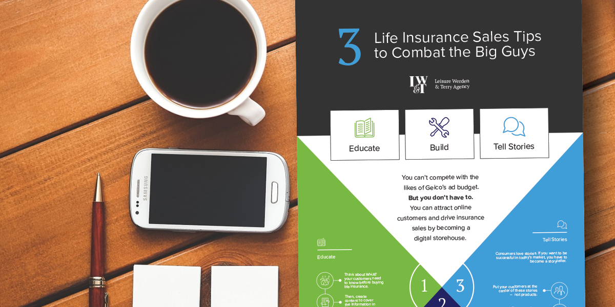 3 Life Insurance Sales Tips To Combat The Big Guys Infographic 3 Life Insurance Sales Tips To Combat The Big Guys Infographic
