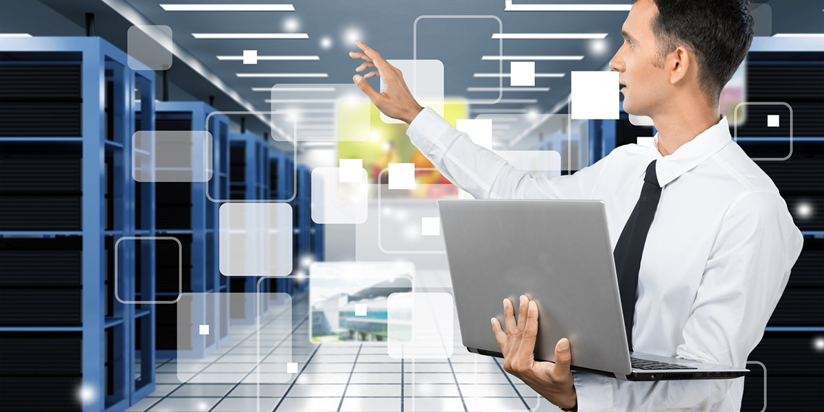 person holding laptop